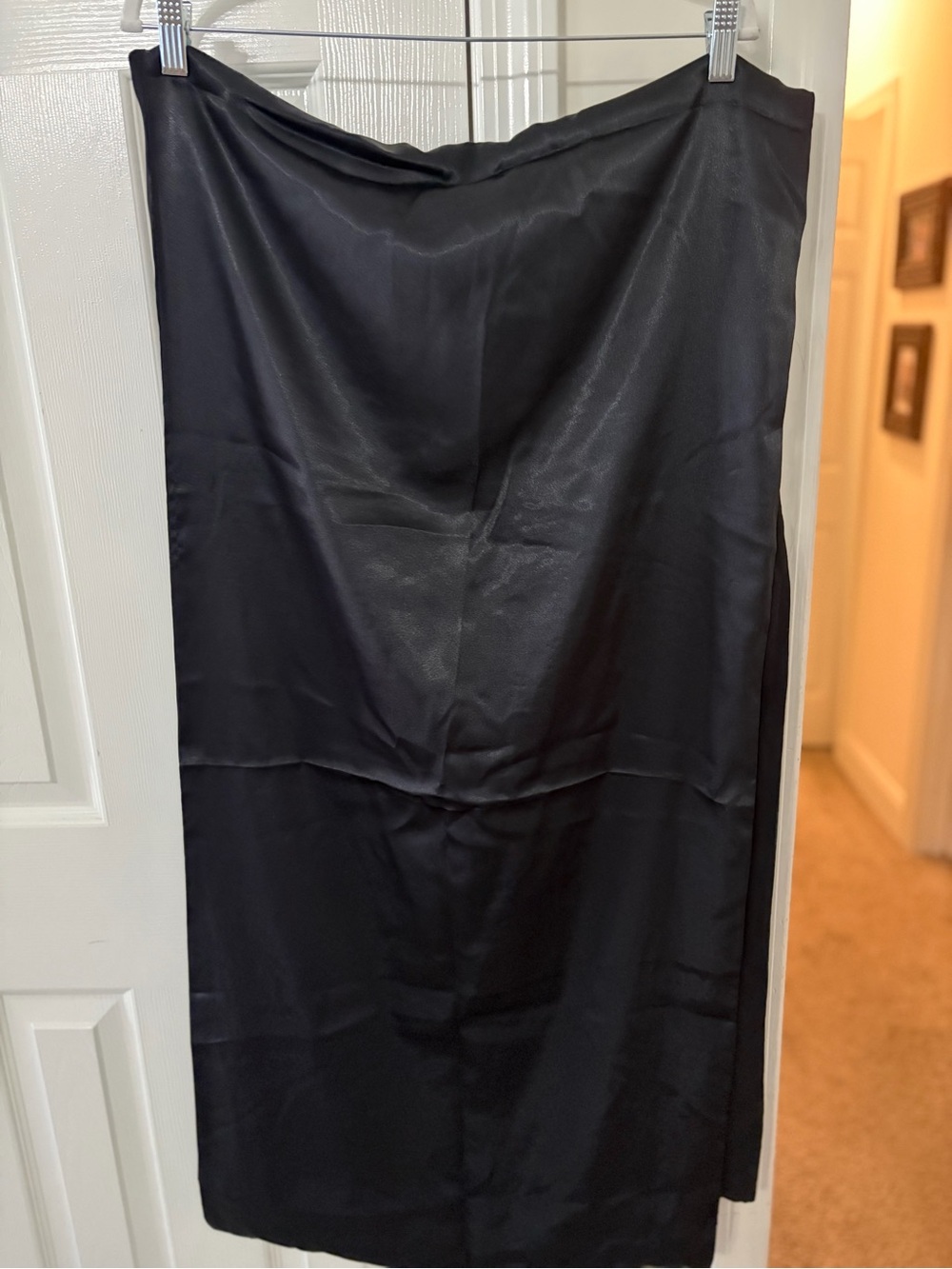 Black Satin Wrap/Shawl